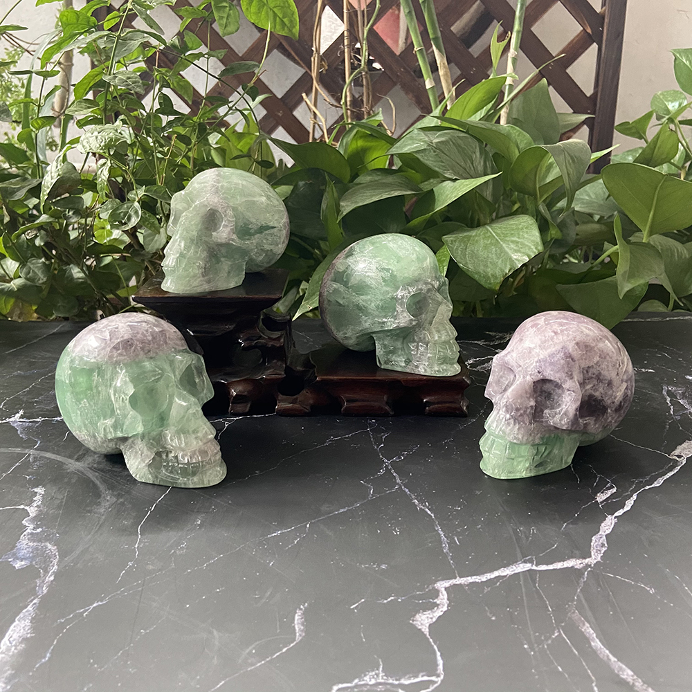 fluorite skulls