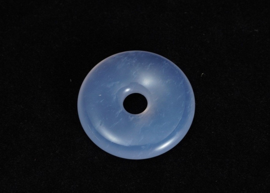 blue chalcedony donut