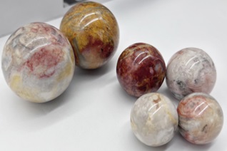 crazy agate spheres