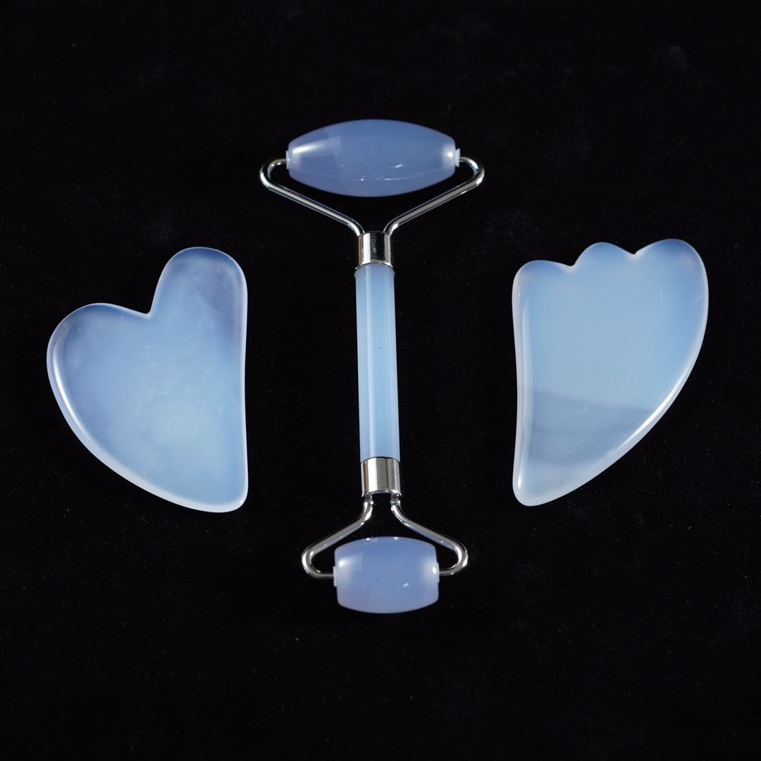 blue chalcedony gua sha